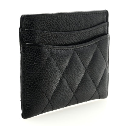 Chanel Caviar Quilted Card Holder Black 3 of 6
