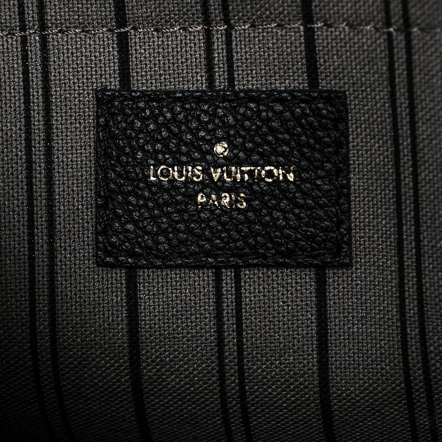 Louis Vuitton Empreinte Montaigne MM Black 6 of 7