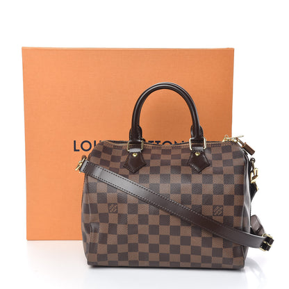 Louis Vuitton Damier Ebene Speedy Bandouliere 25 9 of 9