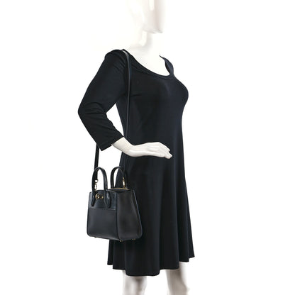 Louis Vuitton Calfskin City Steamer Mini Black 2 of 9