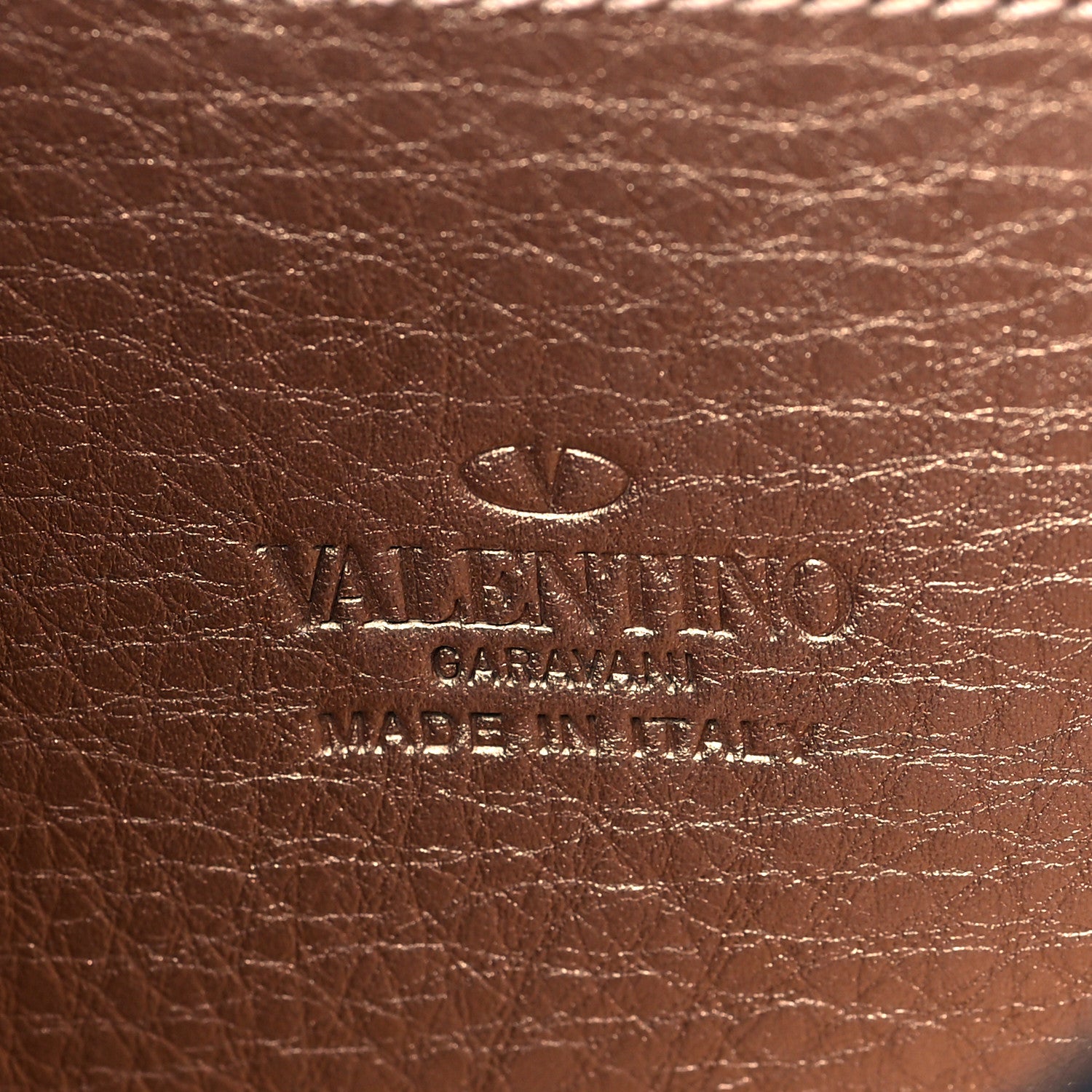 Valentino Garavani Metallic Pebbled Calfskin Medium Rockstud Flip Lock Crossbody Bag Rame 6 of 9