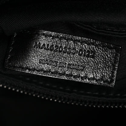 Saint Laurent Lambskin Quilted Toy Loulou Puffer Monogram Monochrome Chain Satchel Black 7 of 12