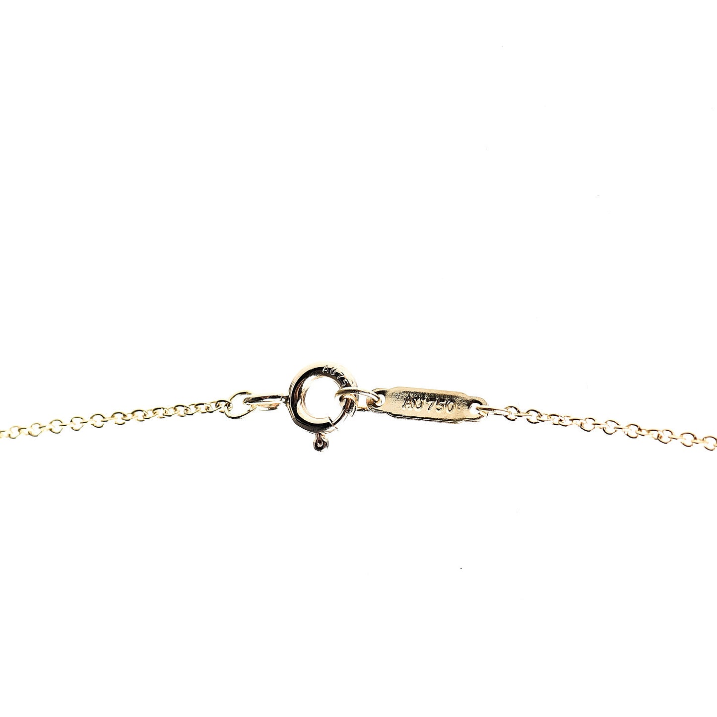 18K Yellow Gold Diamond Atlas Pierced Pendant Necklace