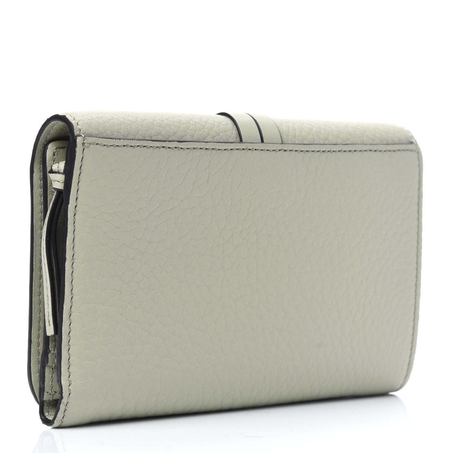 Chloe Calfskin Alphabet Compact Wallet Light Eucalyptus 3 of 16