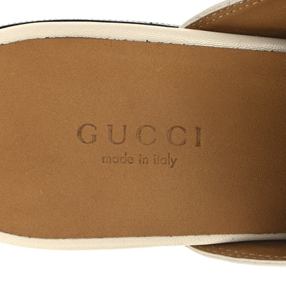 Gucci Malaga Kid Womens Princetown Slippers 36.5 Mystic White 9 of 9