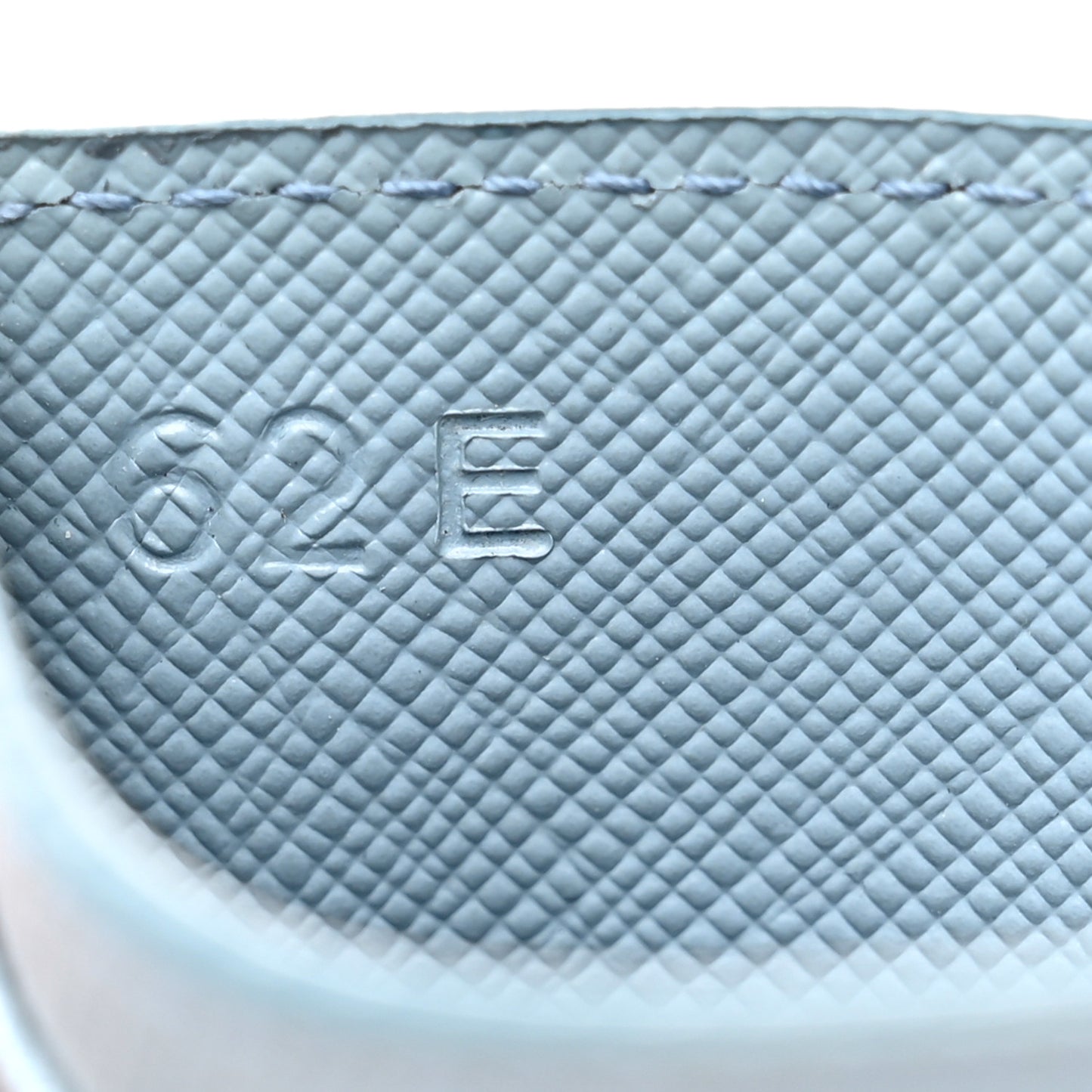 Saffiano Ramage Triangle Card Holder Light Blue