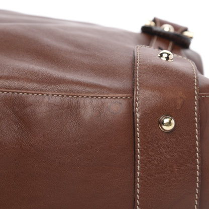 Gucci Calfskin Pelham Shoulder Bag Brown 11 of 15