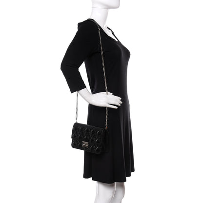 Christian Dior Patent Cannage Miss Dior Promenade Pouch Black 2 of 9