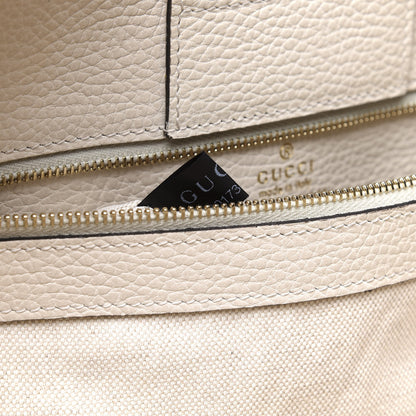 Gucci Dollar Calfskin Small Swing Tote Mystic White 6 of 10