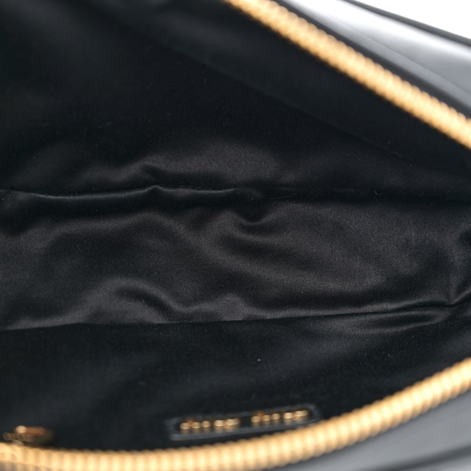 Miu Miu Nappa Matelasse Business Clutch Black 5 of 10