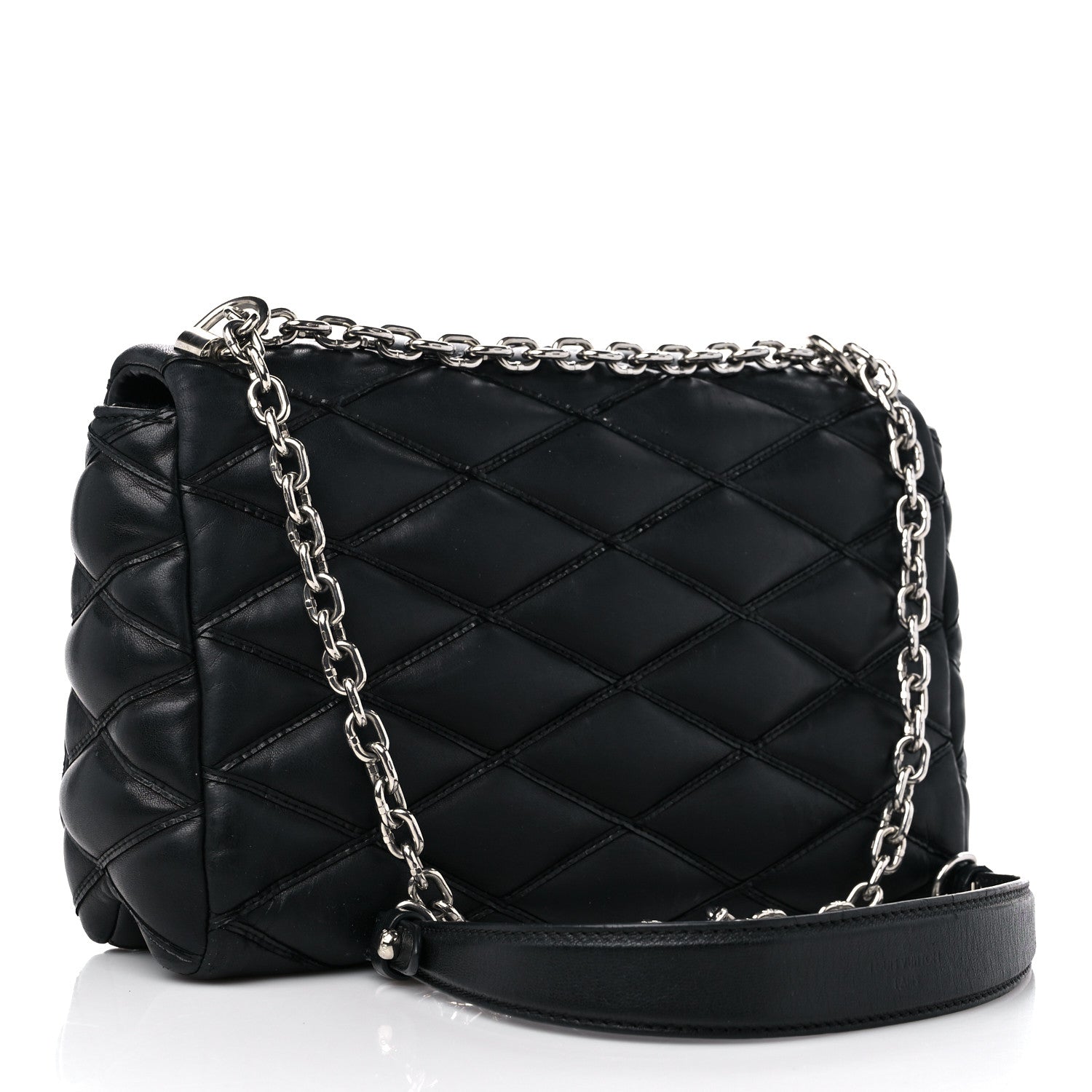 Louis Vuitton Lambskin Malletage GO-14 MM Black 3 of 14