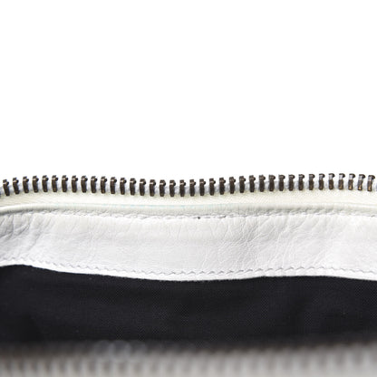 Balenciaga Agneau Classic Hardware Weekender White 14 of 17