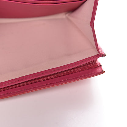 Christian Dior Patent Ultimate Chain Wallet Fushia 9 of 17