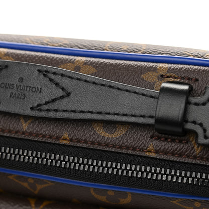 Louis Vuitton Monogram Macassar S Lock Messenger Blue 14 of 15