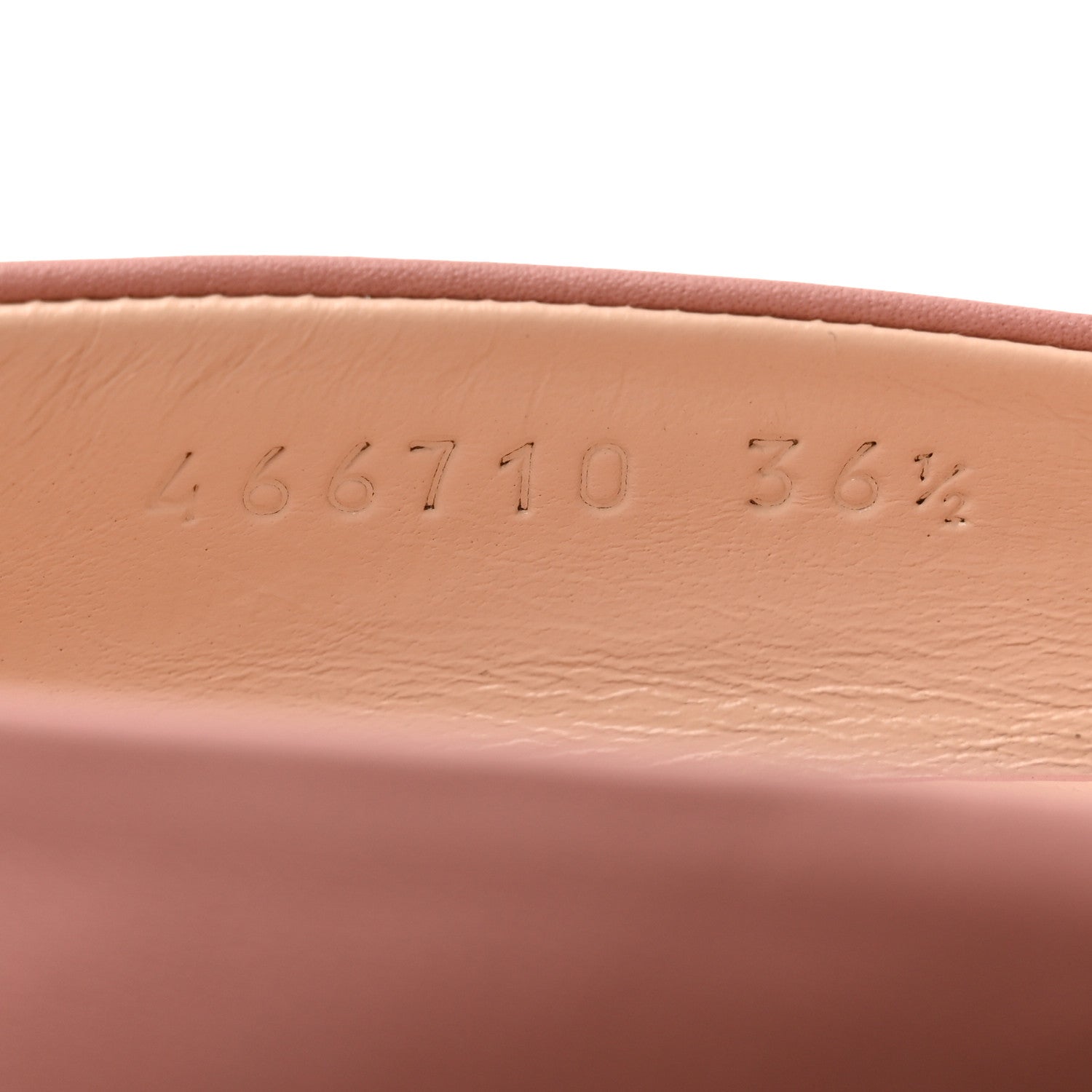 Gucci Miro Soft Calfskin Horsebit Wedges 36.5 Soft Pink 7 of 9