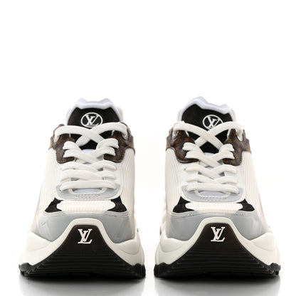 Louis Vuitton Monogram Calfskin Run 55 Sneakers 37.5 White 2 of 11