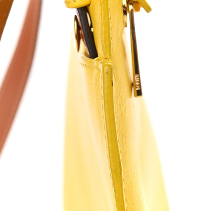 Loewe Calfskin Poppy Print Crossbody Bag Yellow 11 of 13