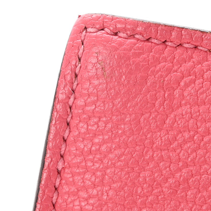 Hermes Chevre Mysore Bearn Gusset Wallet Rose Lipstick 12 of 12