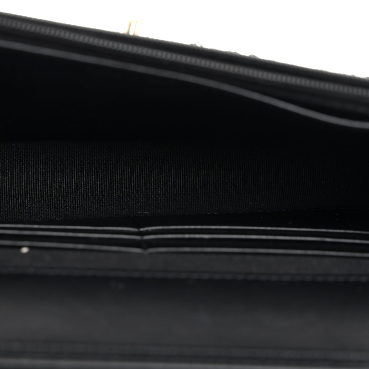 Tweed Sequin Quilted Wallet On Chain WOC Black White