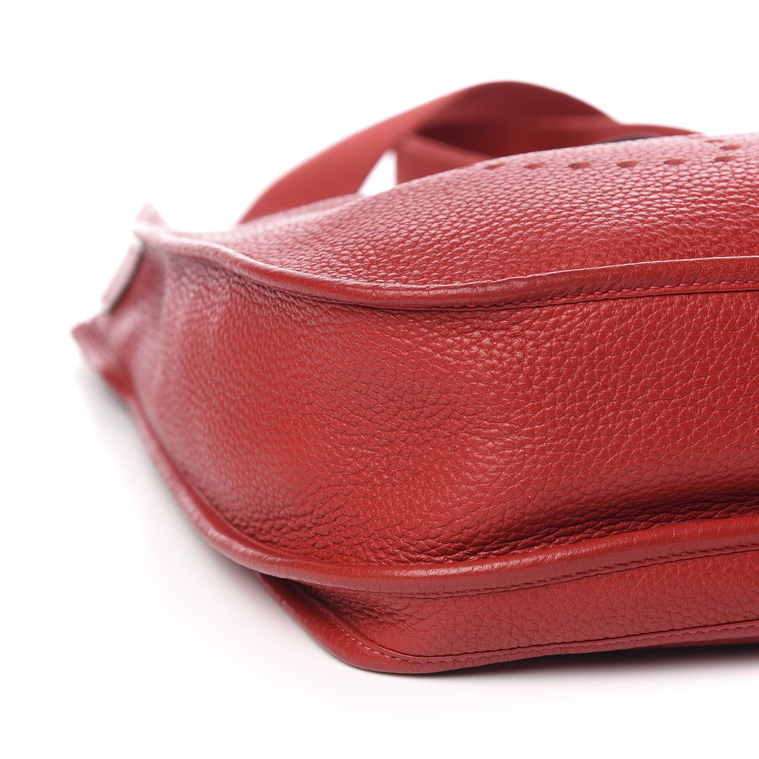 Hermes Taurillon Clemence Evelyne III GM Rouge Casaque 8 of 9
