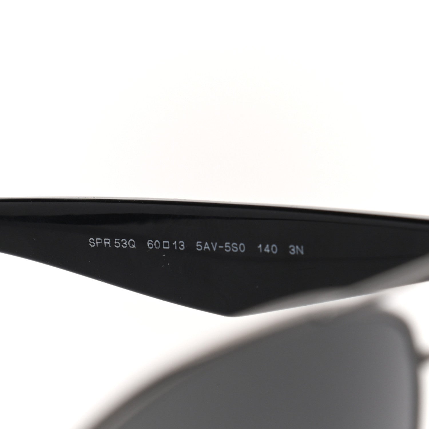 Prada Metal Gradient Aviator Sunglasses SPR53Q Black 5 of 7