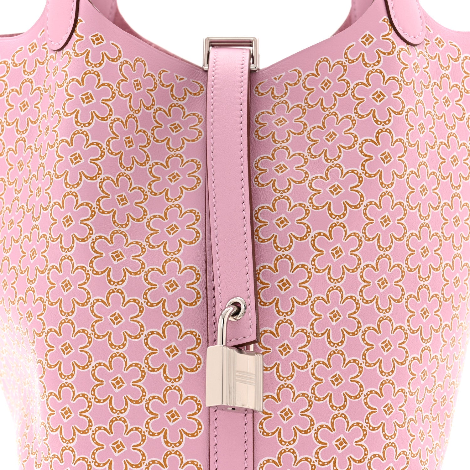 Hermes Swift Lucky Daisy Picotin Lock 18 PM Mauve Sylvestre 8 of 11