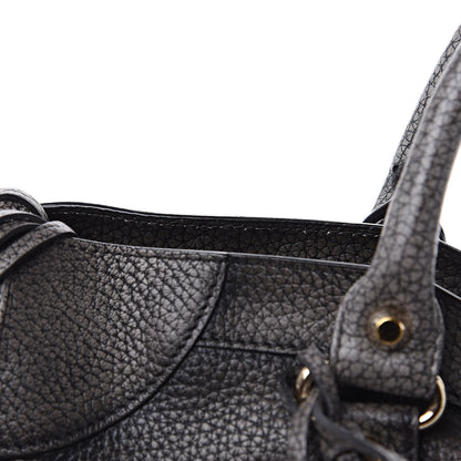 Balenciaga Grained Calfskin Classic Gold Hardware City Ombre Grey Gradient 10 of 11