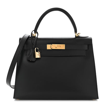 Hermes Box Kelly Sellier 28 Black 1 of 26