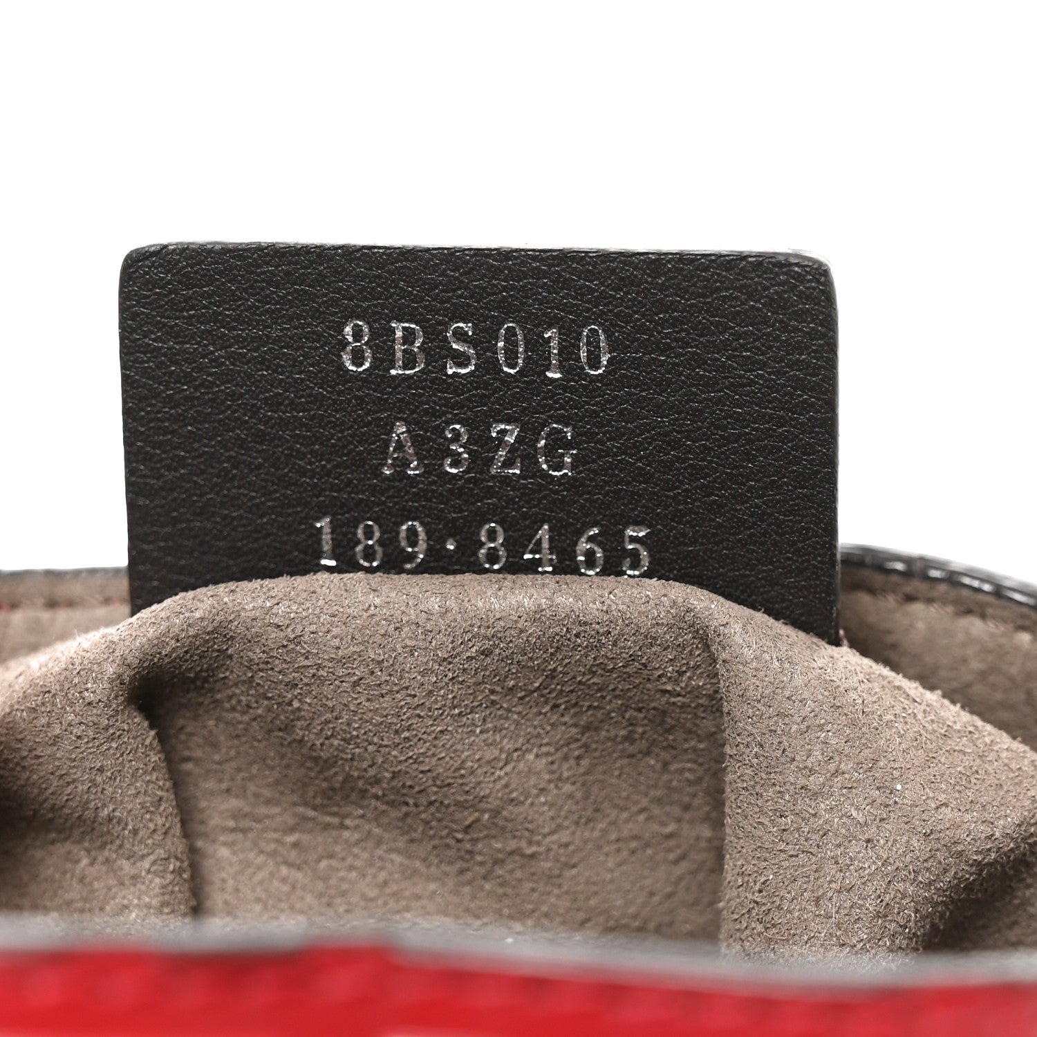 Fendi Vitello Liberty F is Fendi FF 1974 Embossed Mini Mon Tresor Bucket Bag Fragola 7 of 10