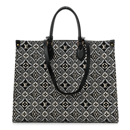 Louis Vuitton Jacquard Since 1854 Onthego GM Grey 1 of 10
