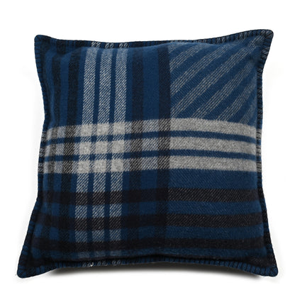 Hermes Wool Plaid Escapade Pillow 1 of 3