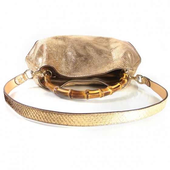 Gucci Python Peggy Large Top Handle Bag Copper 5 of 8