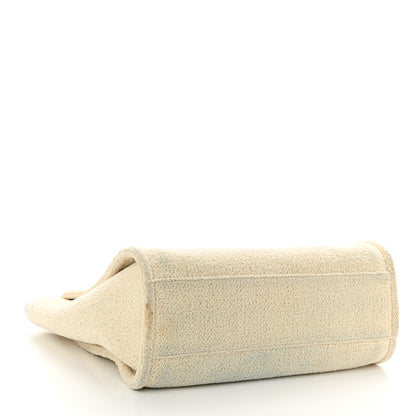 Chanel Lurex Boucle Small Deauville Tote White 4 of 15