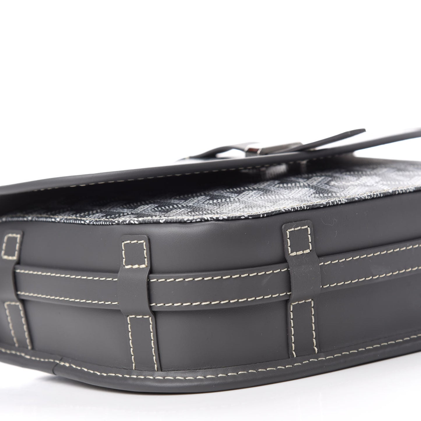 Goyardine Belvedere II PM Messenger Bag Gray