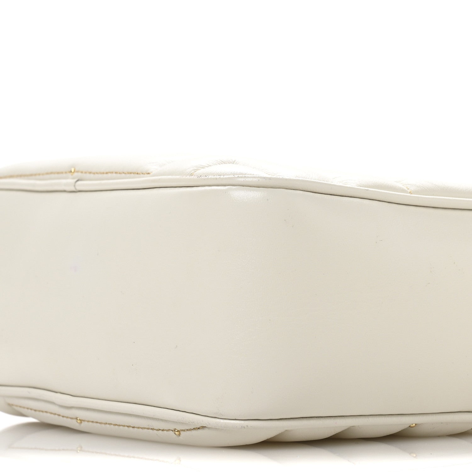 Jimmy Choo Nappa Quilted Studded Varenne Camera Bag White 9 of 10