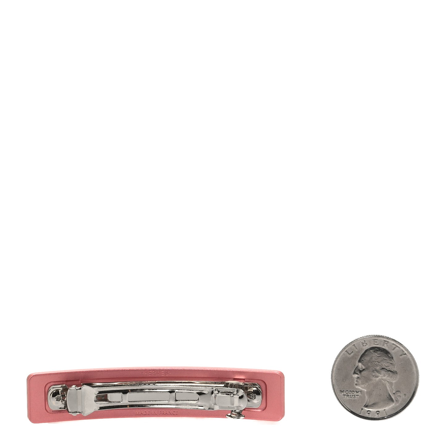Aluminium Caprice Hair Clip Rose Casaque