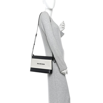 Balenciaga Cotton Canvas Pochette Crossbody Bag Black 2 of 10