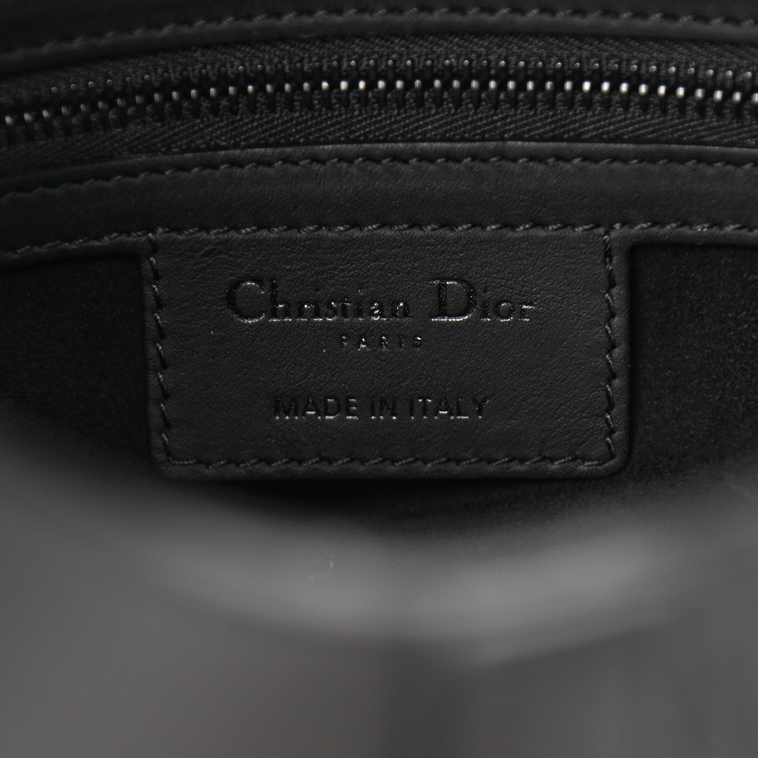 Christian Dior Ultra Matte Calfskin Saddle Bag Black 8 of 10