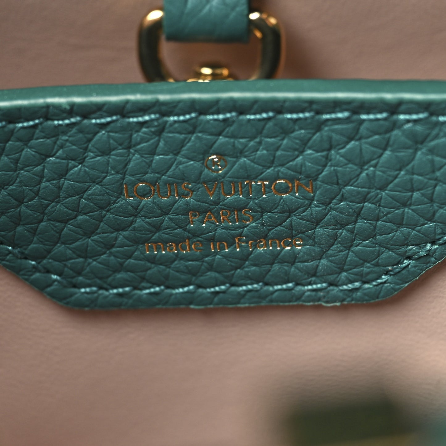 Taurillon Capucines BB Emerald