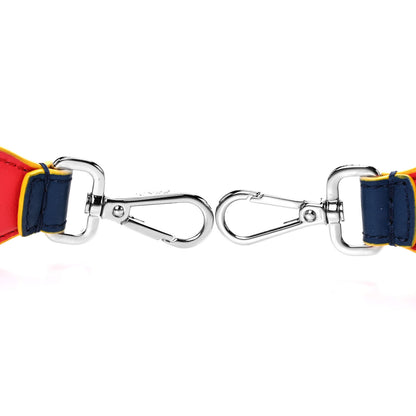 Fendi Vitello Dolce Flowerland Studded Strap You Blue Corallo Multicolor 3 of 4