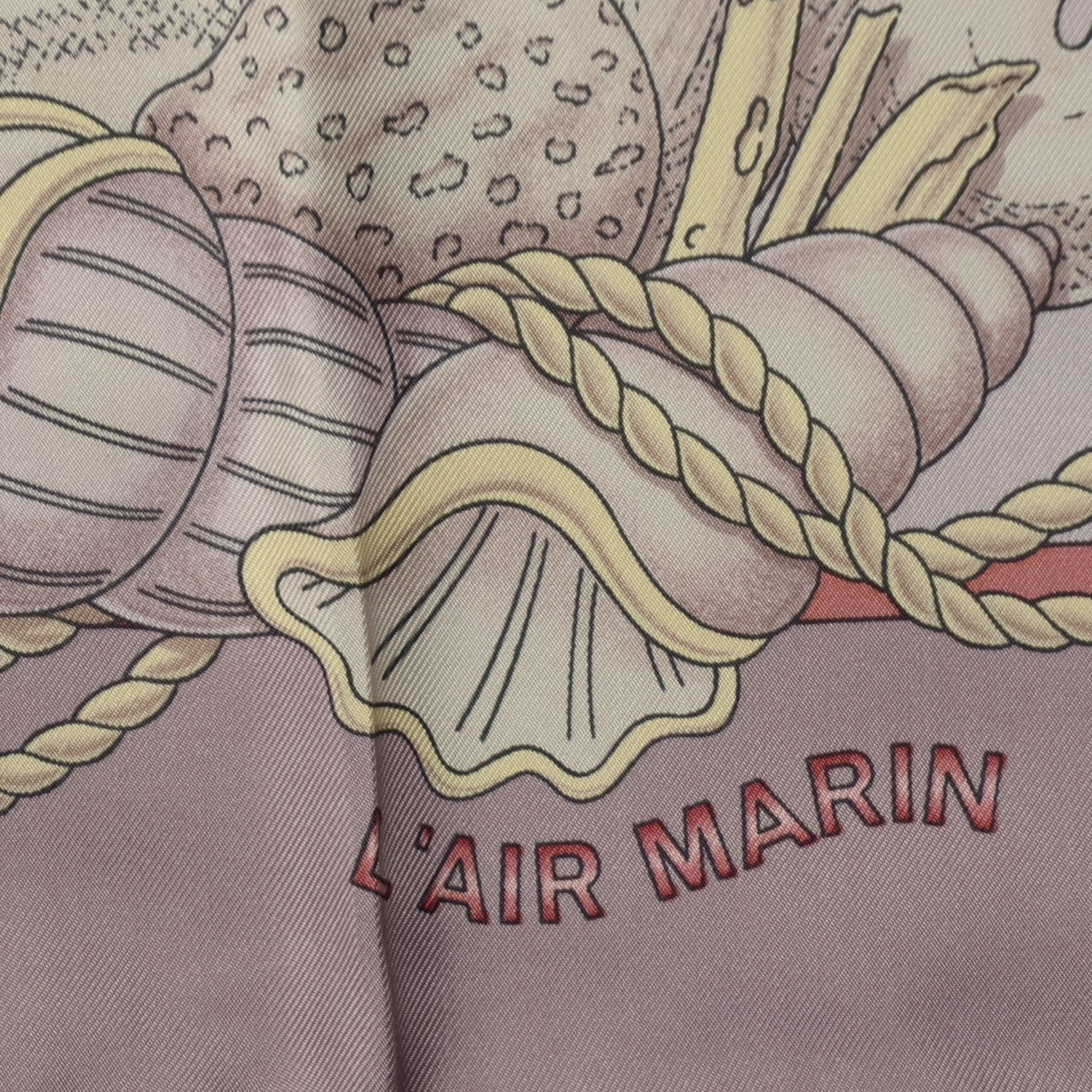 Hermes Silk L'Air Marin Scarf 90 3 of 7