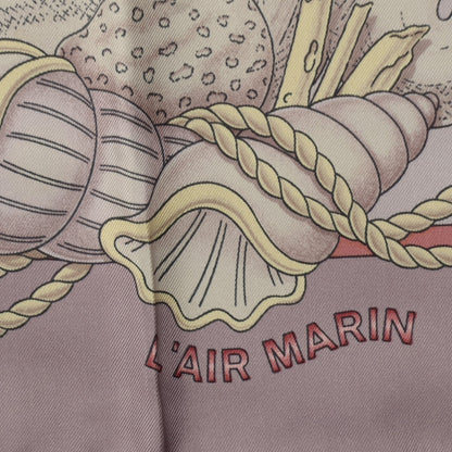 Hermes Silk L'Air Marin Scarf 90 3 of 7