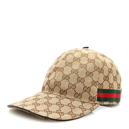 Gucci Monogram Web Baseball Hat XS Beige Cocoa 2 of 8