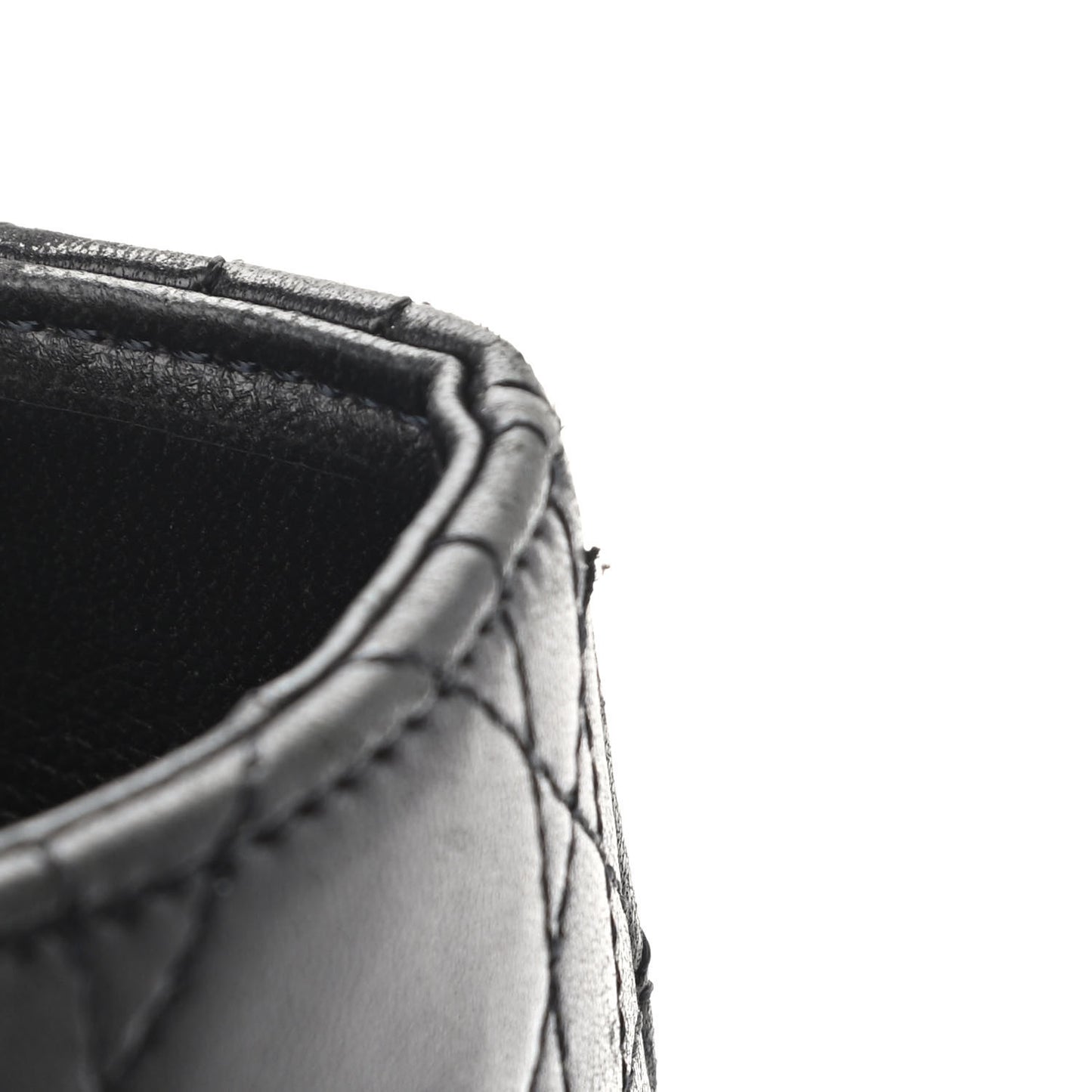 Lambskin Cannage Medium Lady Dior Black