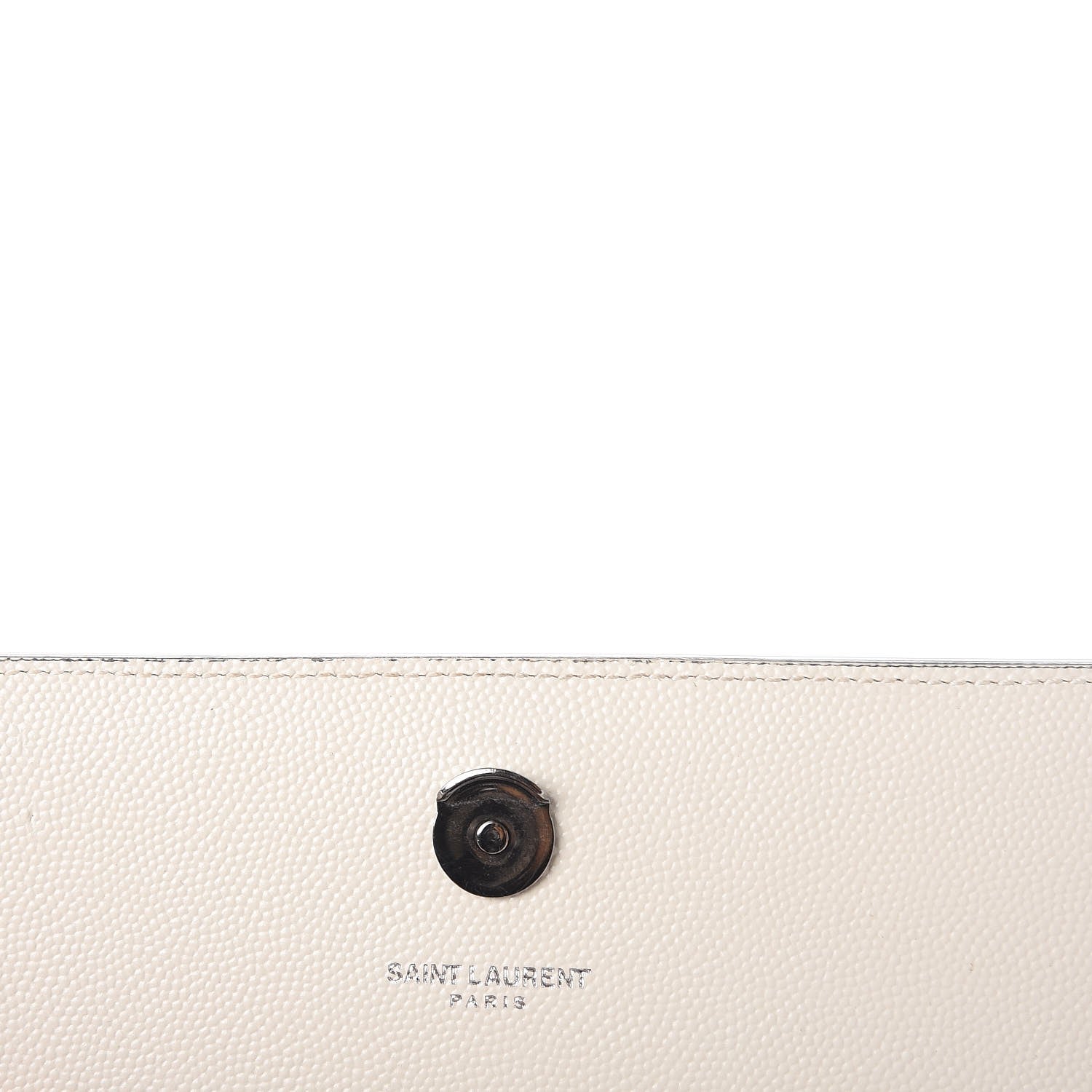 Saint Laurent Grain De Poudre Medium Classic Monogram Kate Satchel Porcellana Black 9 of 11