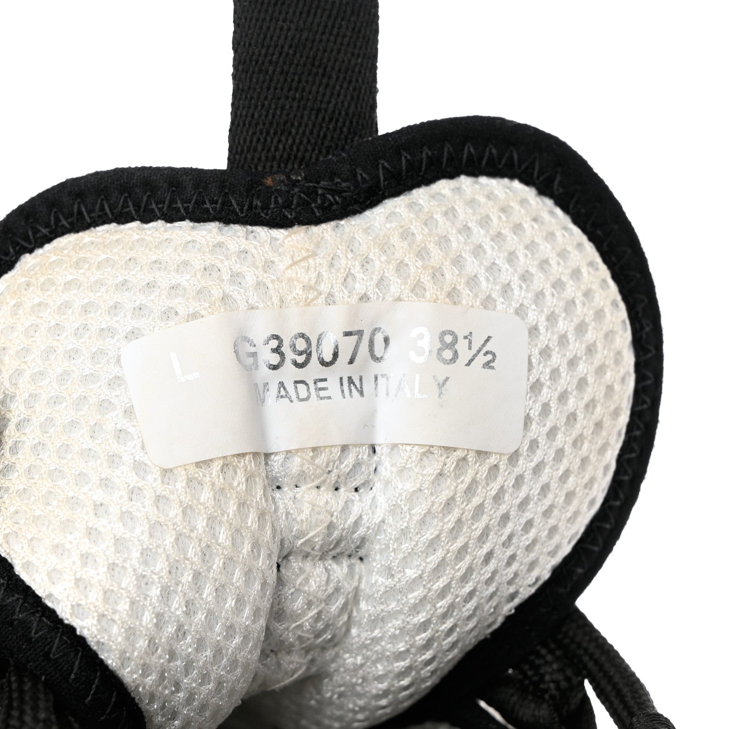 Chanel Velvet Calfskin Mixed Fibers CC Sneakers 38.5 Ivory Black 6 of 12