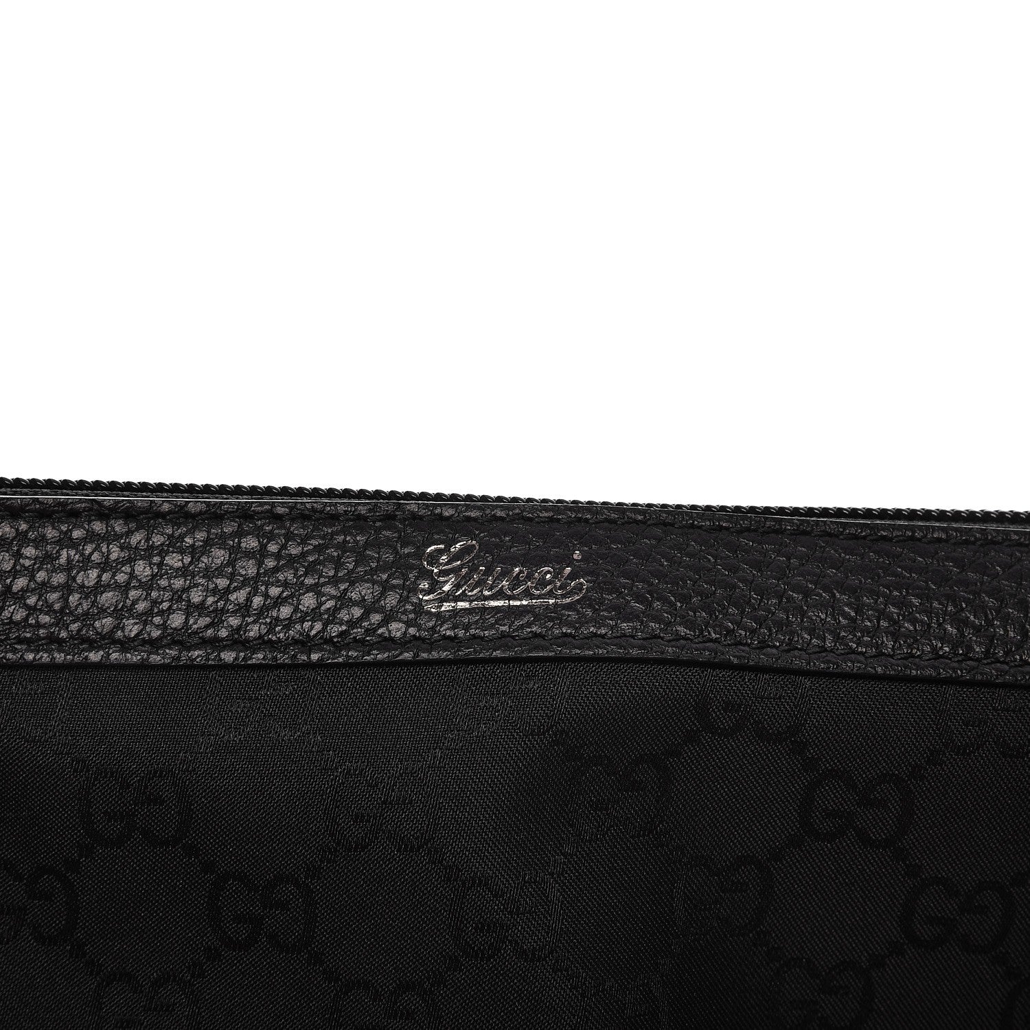 Gucci Nylon Monogram Medium Abbey Tote Black 8 of 10