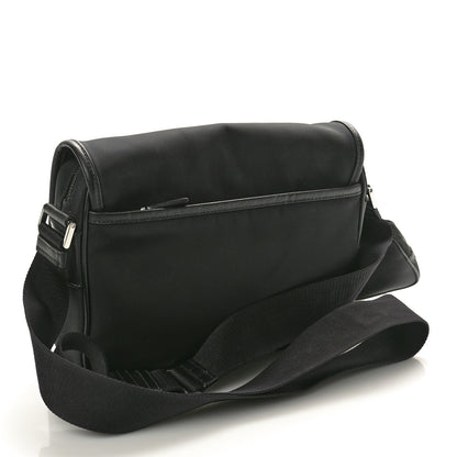 Prada Re-Nylon Tessuto Saffiano Pocket Flap Messenger Bag Black 2 of 9