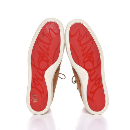 Christian Louboutin Mens Veau Velours Flat Nono Sneakers 45 Safari 5 of 8