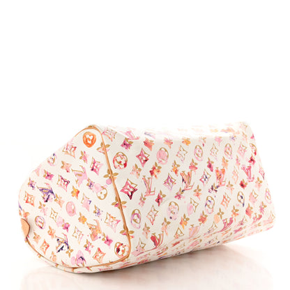 Louis Vuitton Watercolor Aquarelle Speedy 35 White 4 of 12